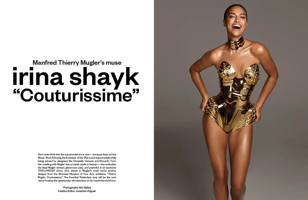 Irina Shayk — 7Hollywood — Cover story × Mugler (5/8)