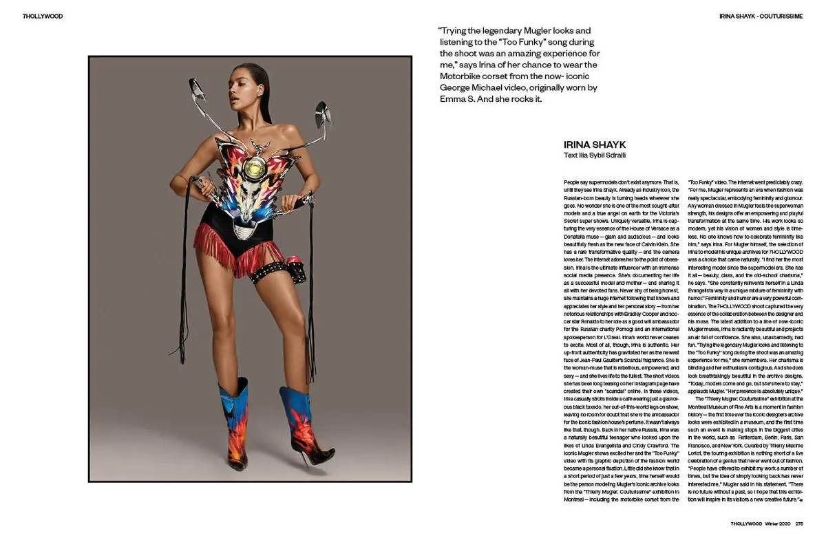 Irina Shayk — 7Hollywood — Cover story × Mugler (7/8)